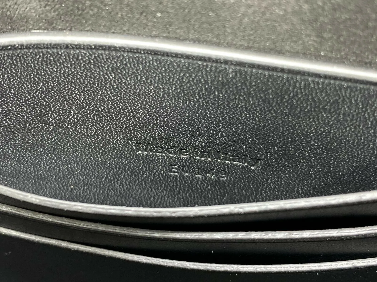 Venezia Scritto Nino Large Leather Clutch