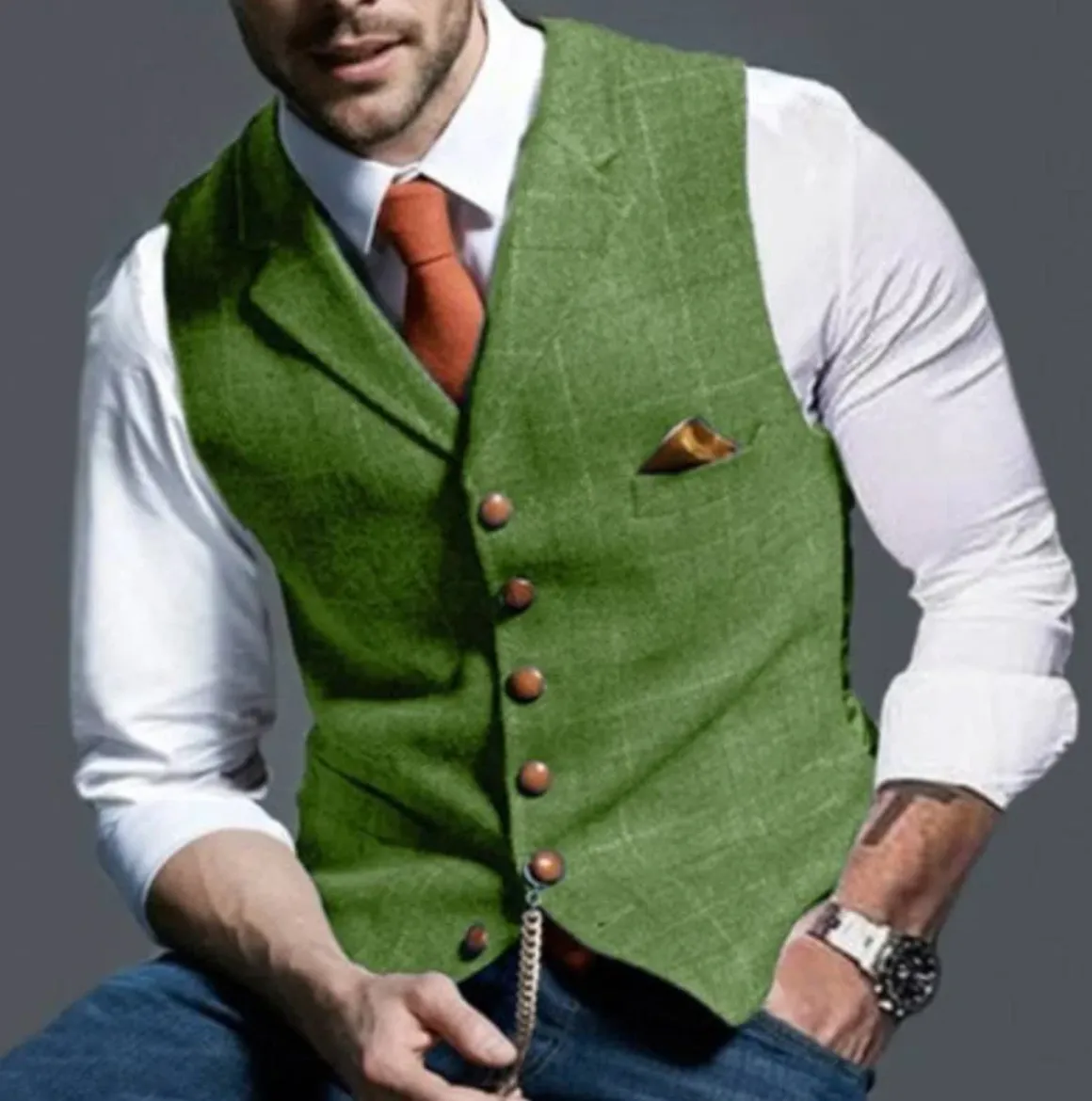 VestaCore™ | Men's Classic V-Neck Vest | Soft Cotton, Lightweight Fabric & Comfortable Fit