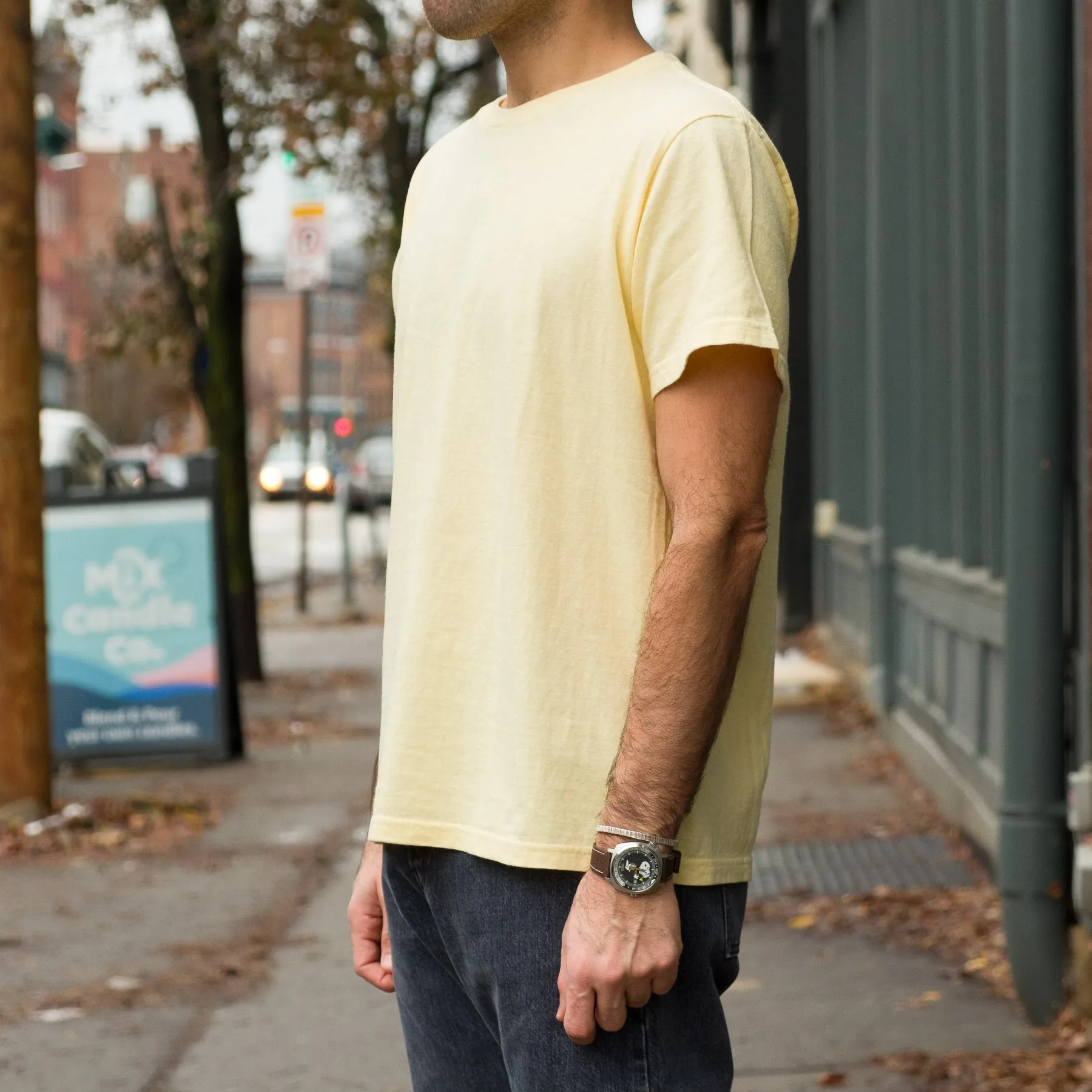 Vink Tenjiku Tee in Cream Yellow