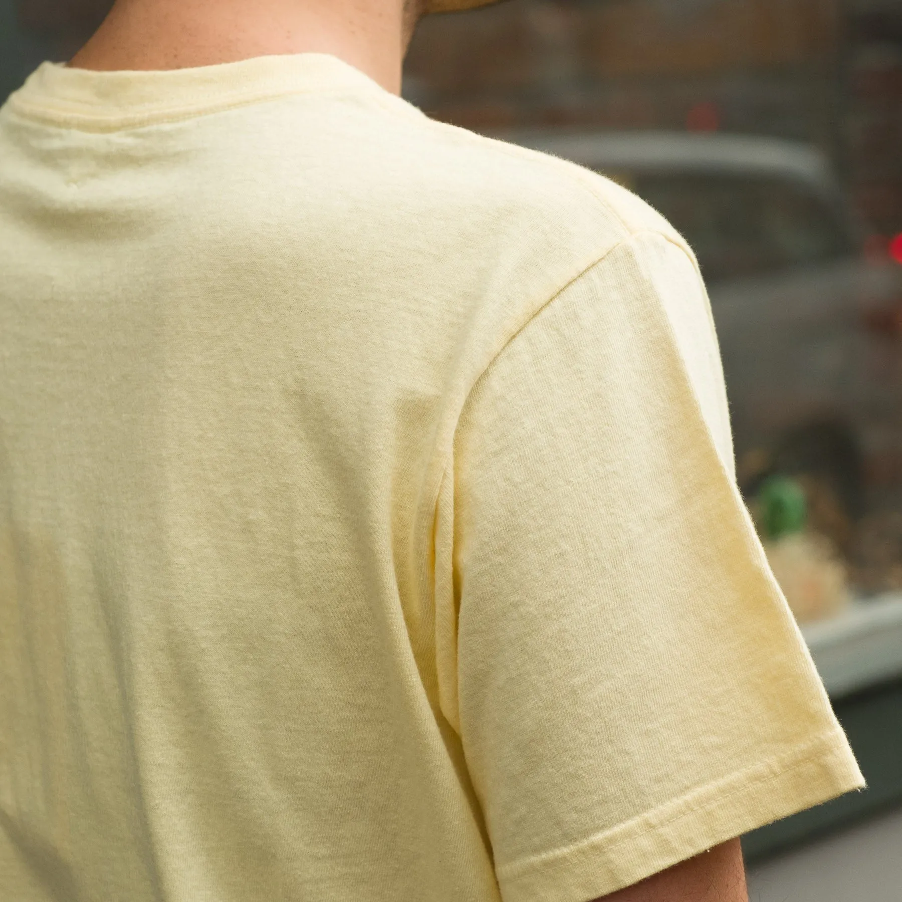 Vink Tenjiku Tee in Cream Yellow