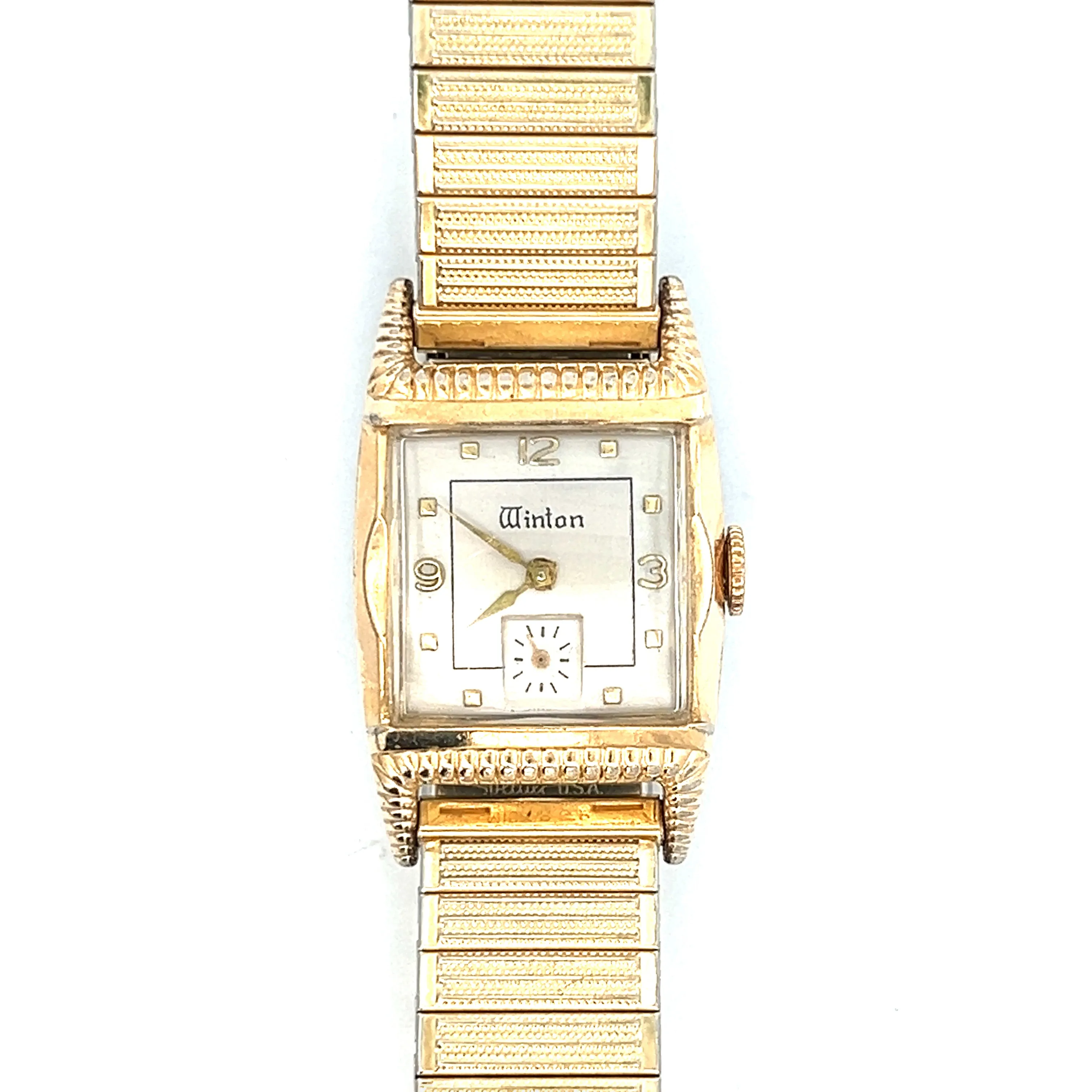 Vintage 1954 24mm Gold-Filled Stainless Winton Watch