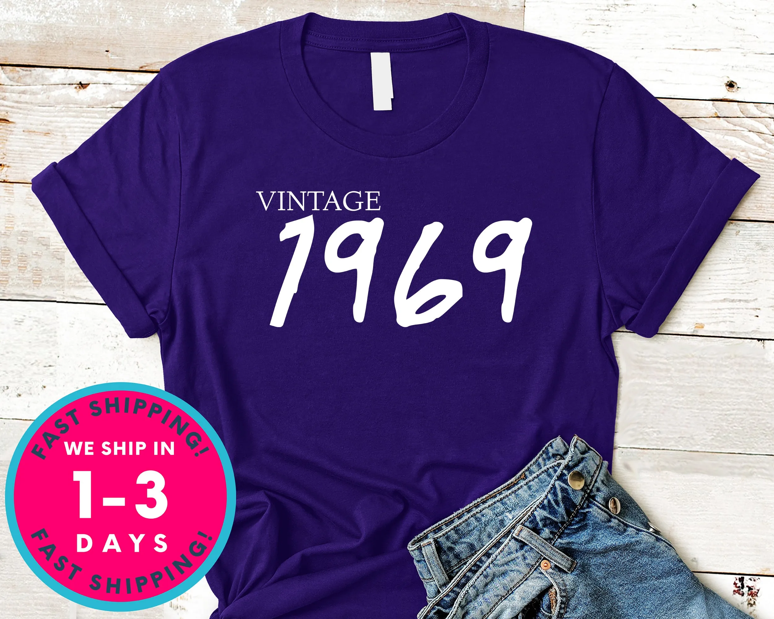 Vintage 1969 T-Shirt - Birthday Shirt