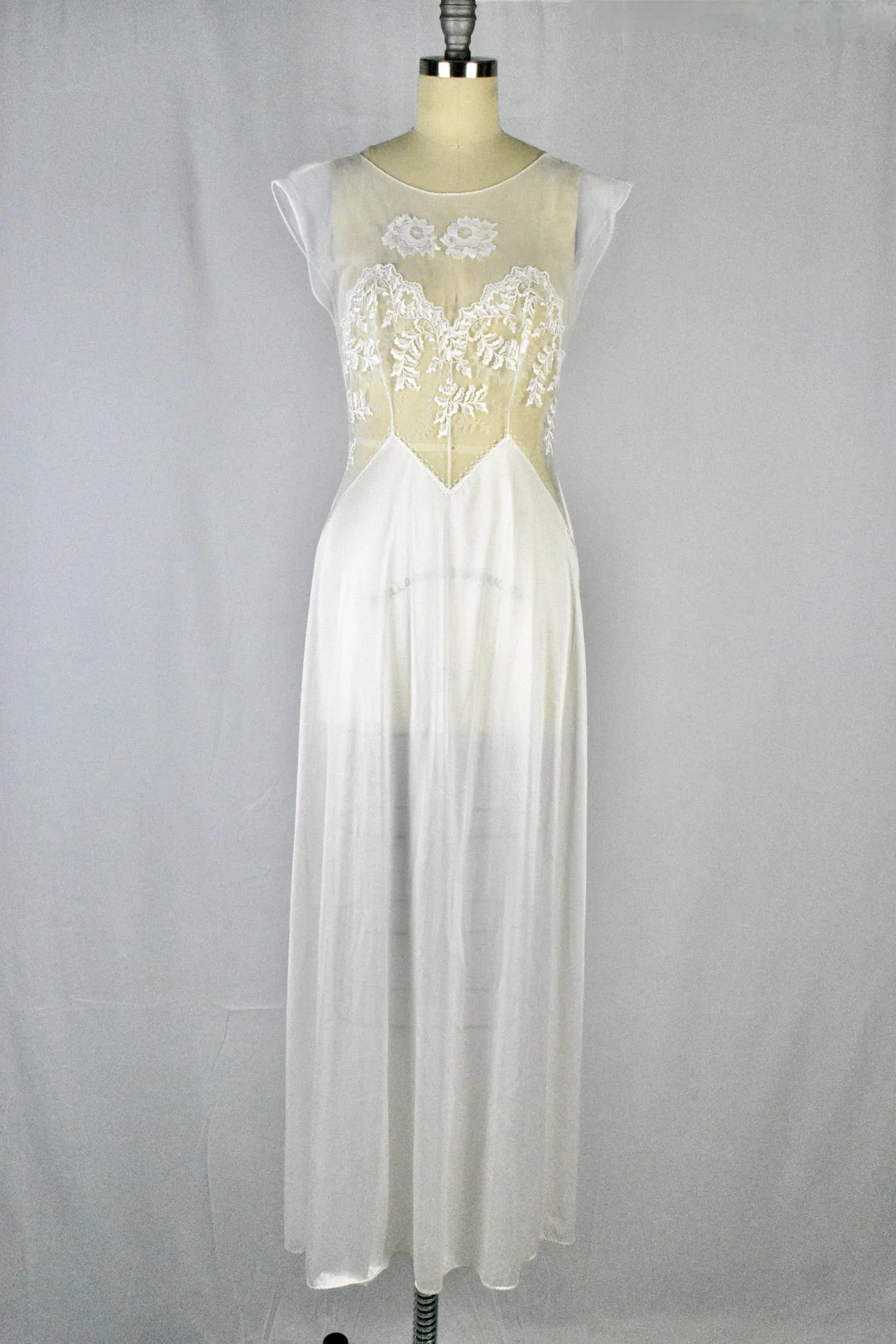 Vintage 1970s 2 Piece Sexy Nightgown w/ Detailing