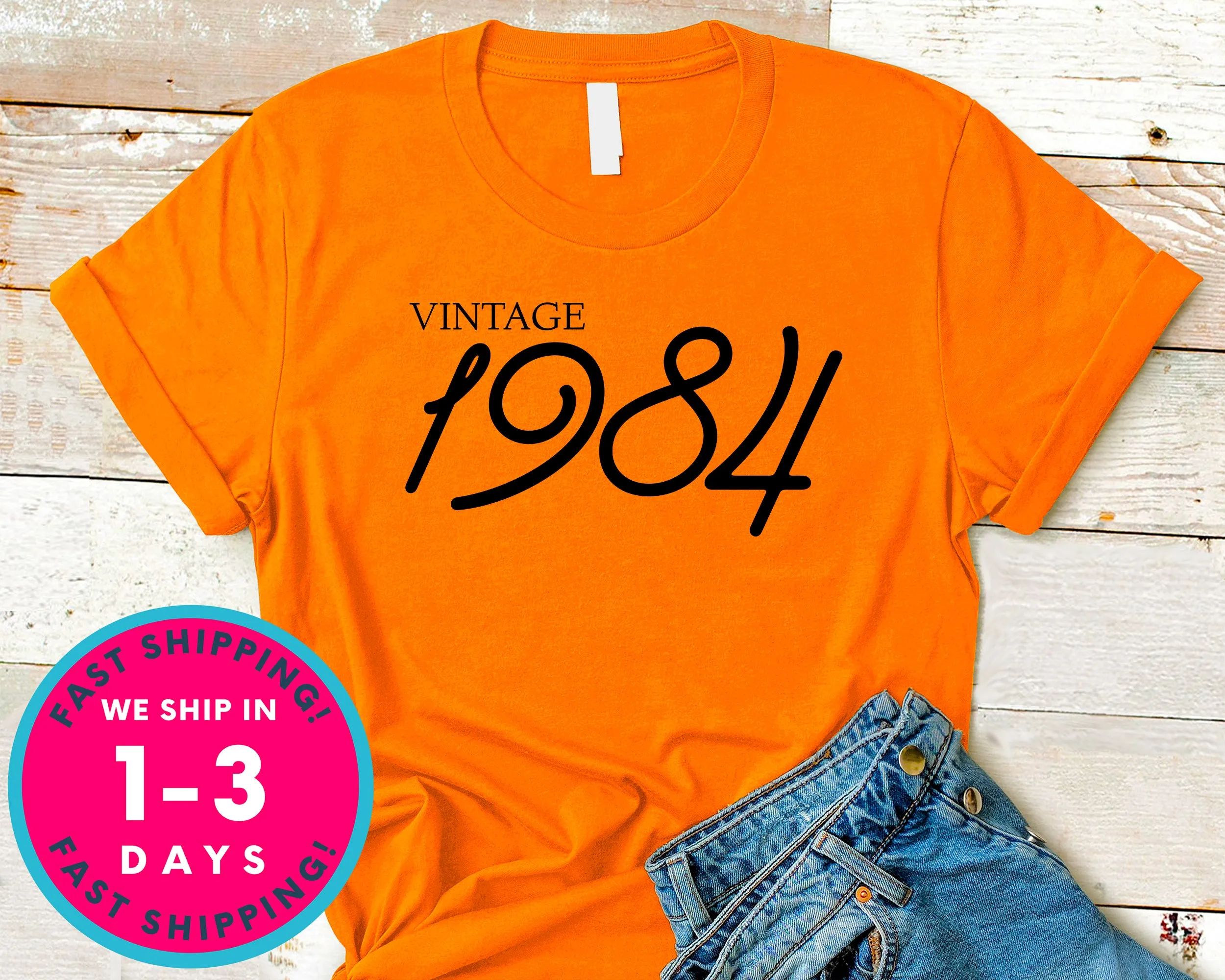 Vintage 1984 T-Shirt - Birthday Shirt