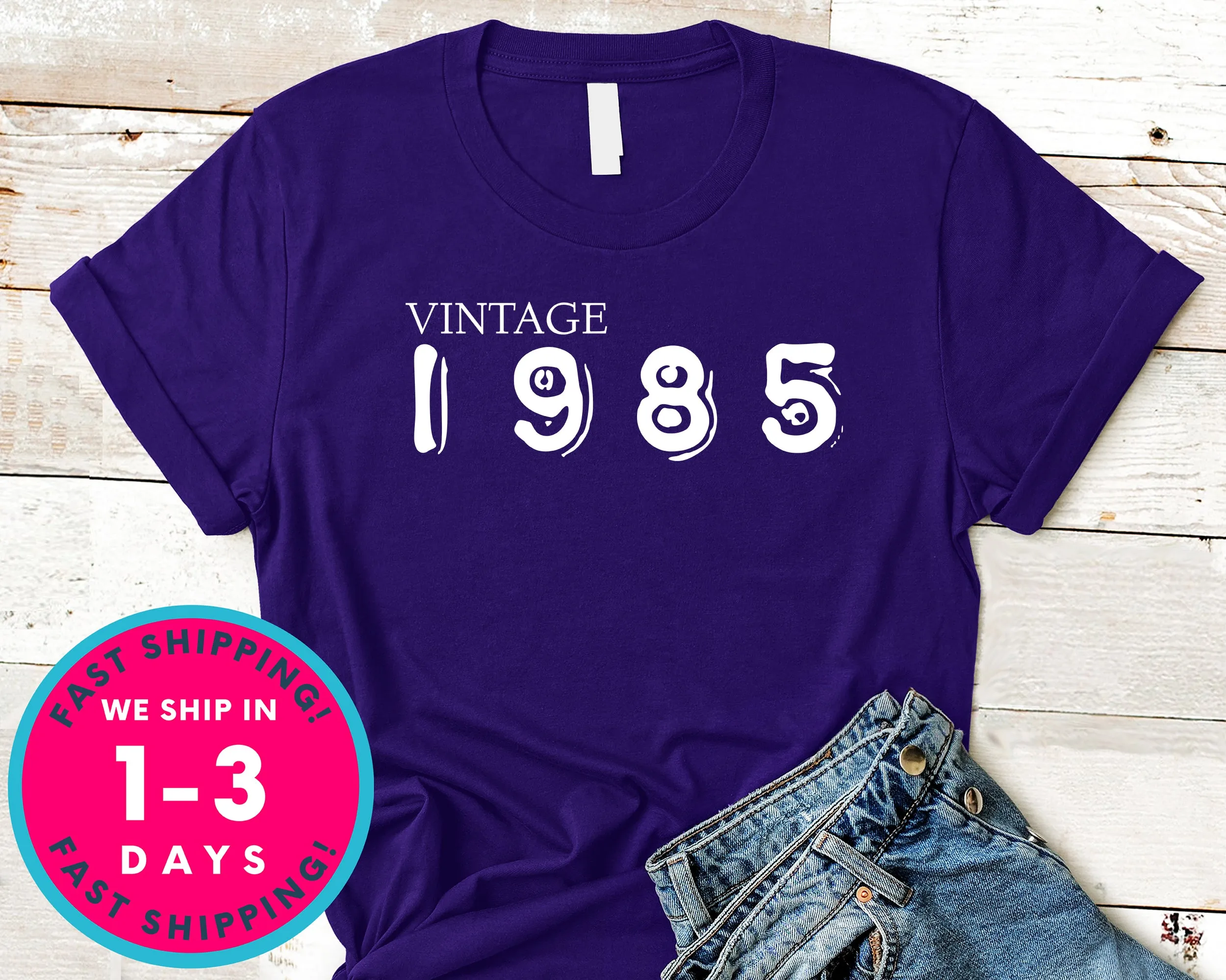 Vintage 1985 T-Shirt - Birthday Shirt