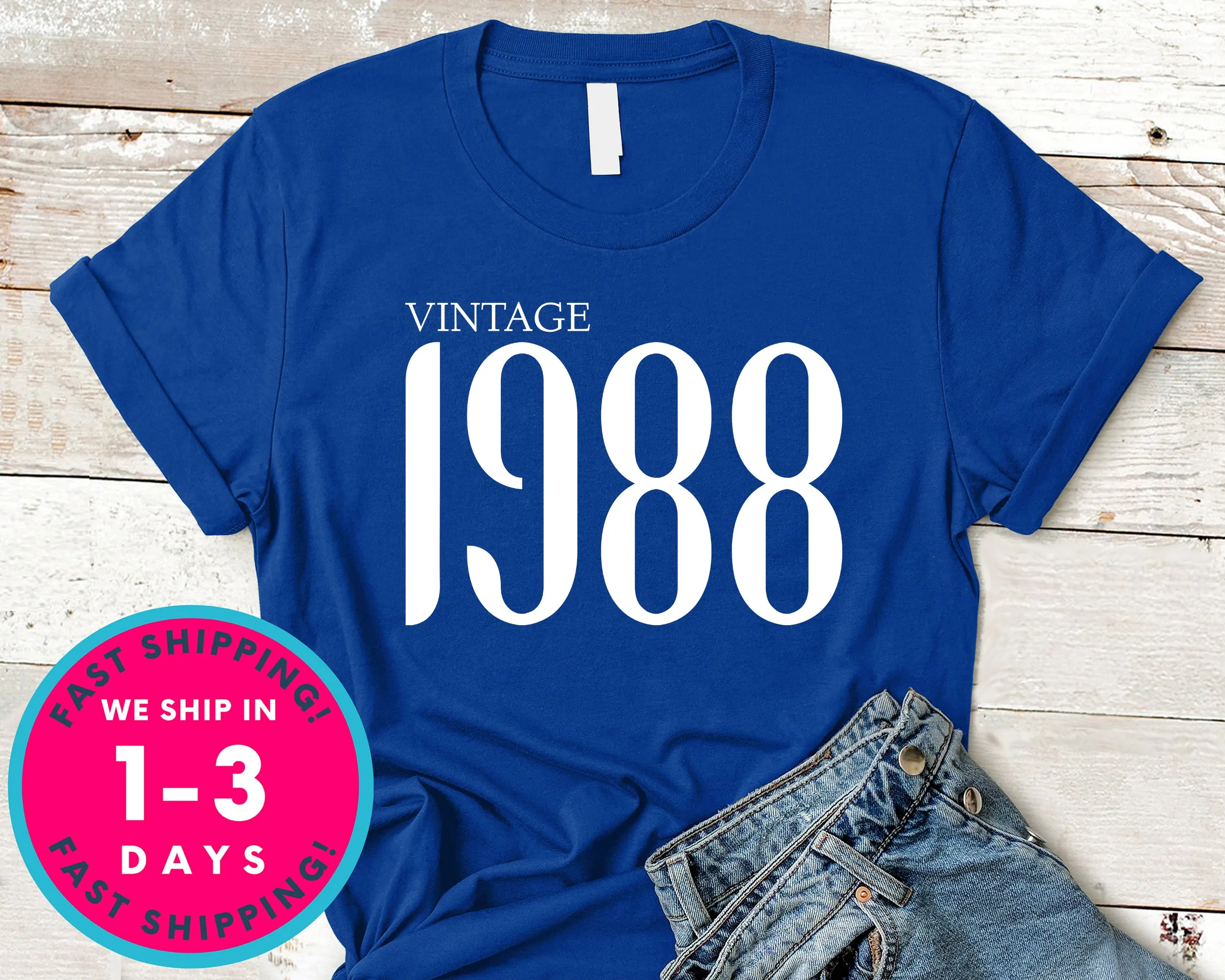 Vintage 1988 T-Shirt - Birthday Shirt
