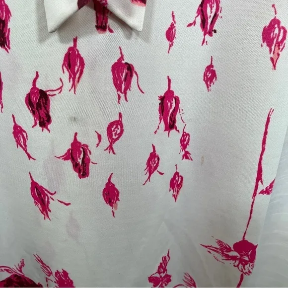 Vintage 70’s maxi dress with rose print