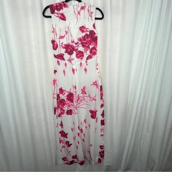 Vintage 70’s maxi dress with rose print