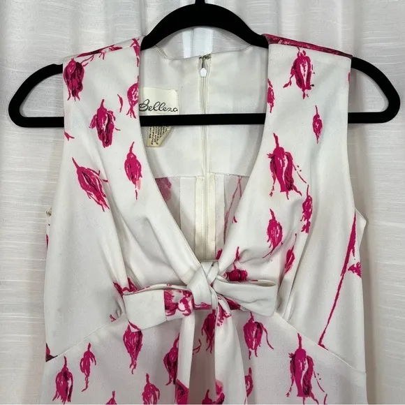 Vintage 70’s maxi dress with rose print