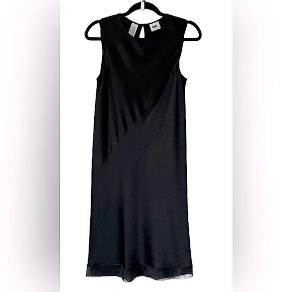 VINTAGE 90s DKNY Bias Strip Dress. Size 8.