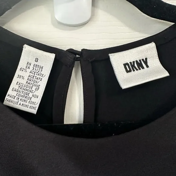 VINTAGE 90s DKNY Bias Strip Dress. Size 8.