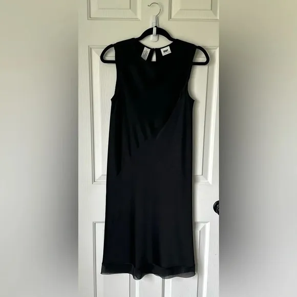 VINTAGE 90s DKNY Bias Strip Dress. Size 8.