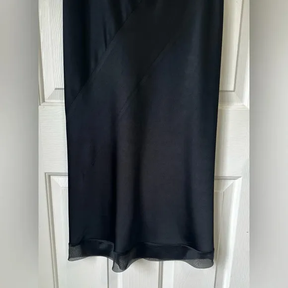 VINTAGE 90s DKNY Bias Strip Dress. Size 8.