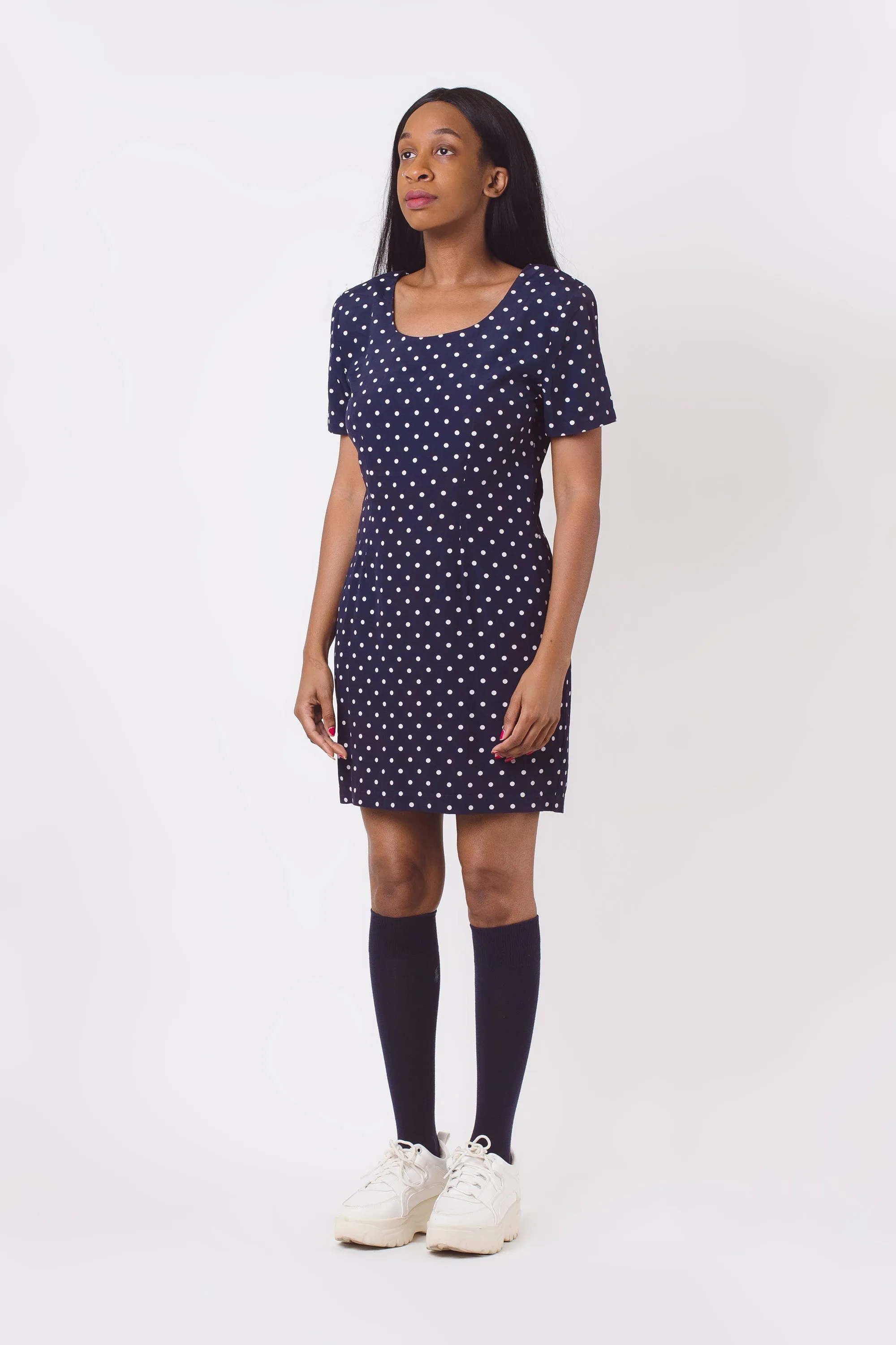 Vintage 90's My Michelle Polkadot Mini Dress