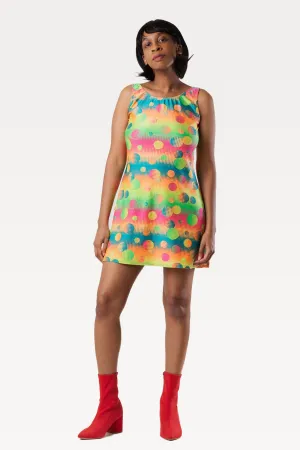 Vintage 90's Psychadelic Mini Dress | S