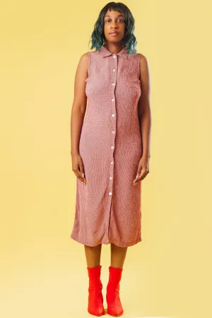 Vintage 90's Red Gingham Dress | M