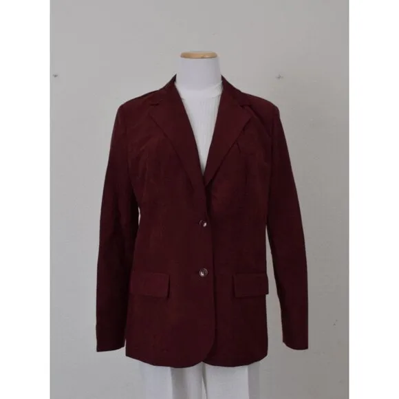 Vintage 90s Union-Made ILGWU Rustic Red Jacket
