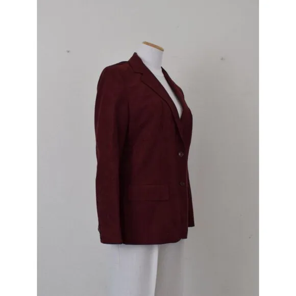 Vintage 90s Union-Made ILGWU Rustic Red Jacket