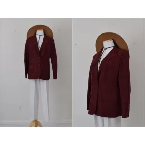 Vintage 90s Union-Made ILGWU Rustic Red Jacket