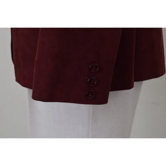 Vintage 90s Union-Made ILGWU Rustic Red Jacket