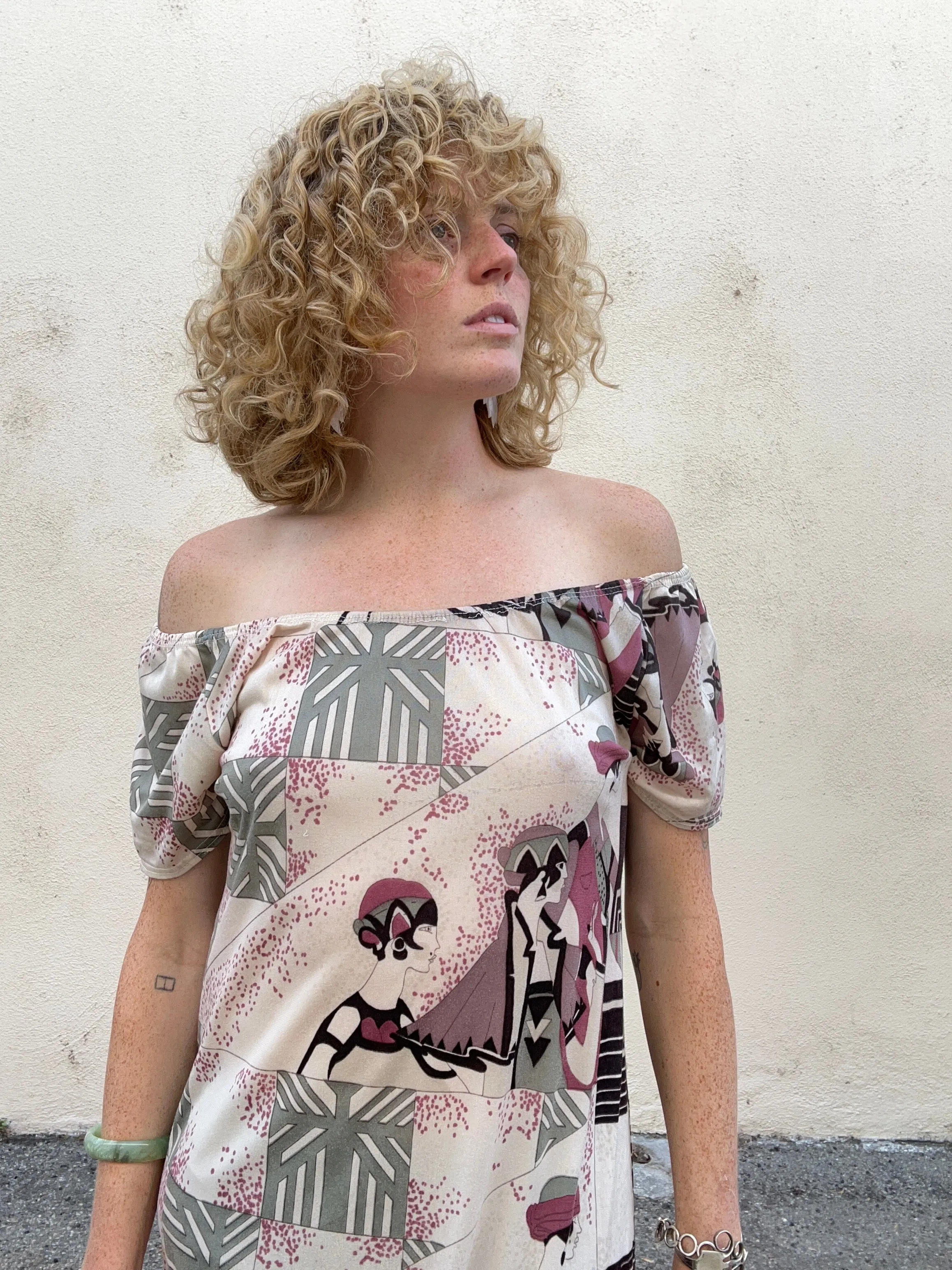 Vintage Art Deco Slip Dress