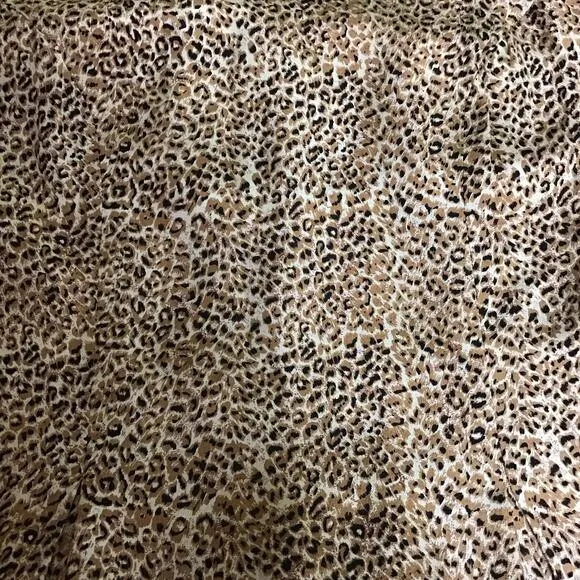 Vintage August Hale Women Leopard Print Dress 100% Silk Sheath Dress  Sz.8 EUC