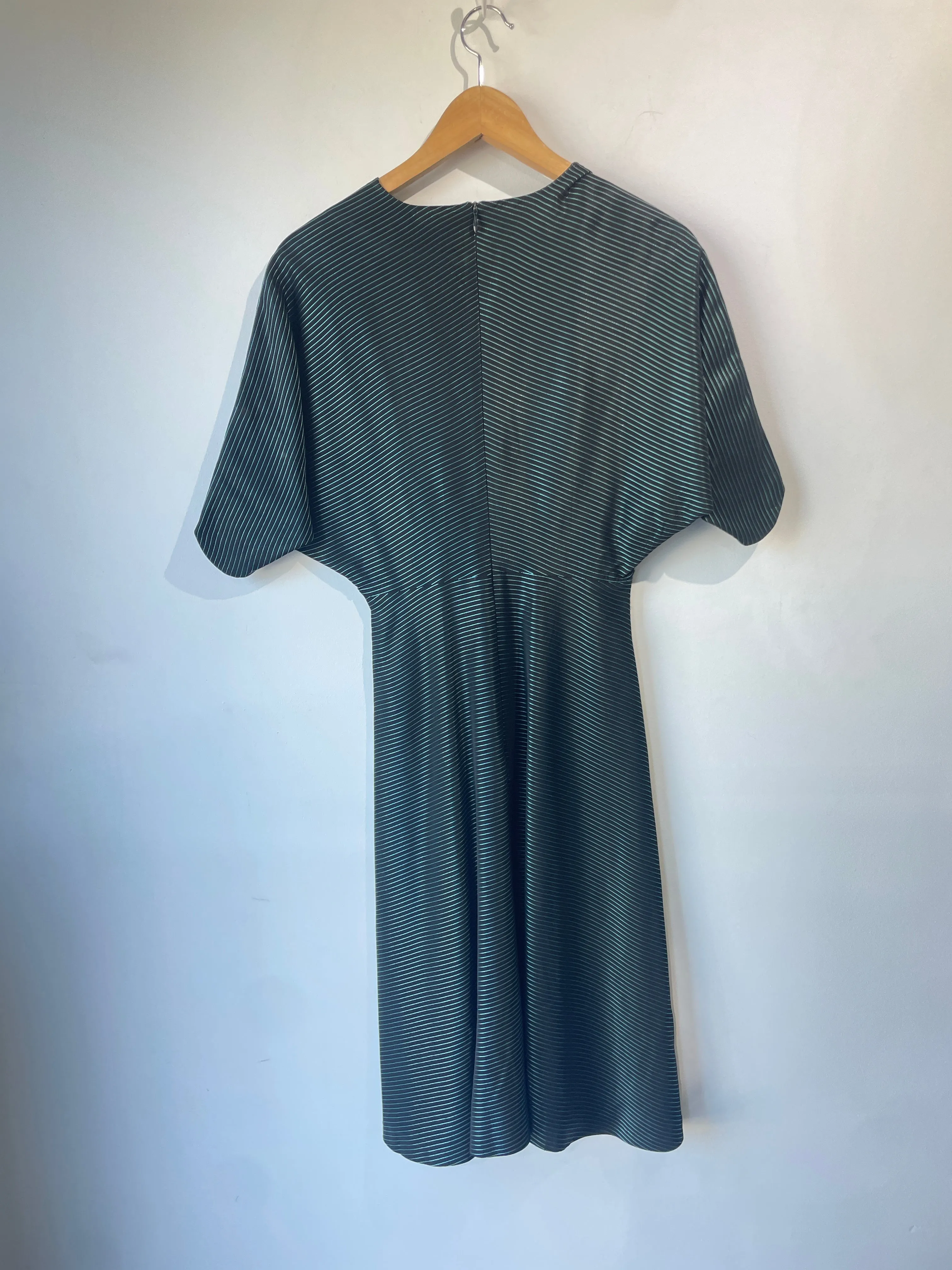 Vintage Bernhard Willhelm Blue Striped Dress