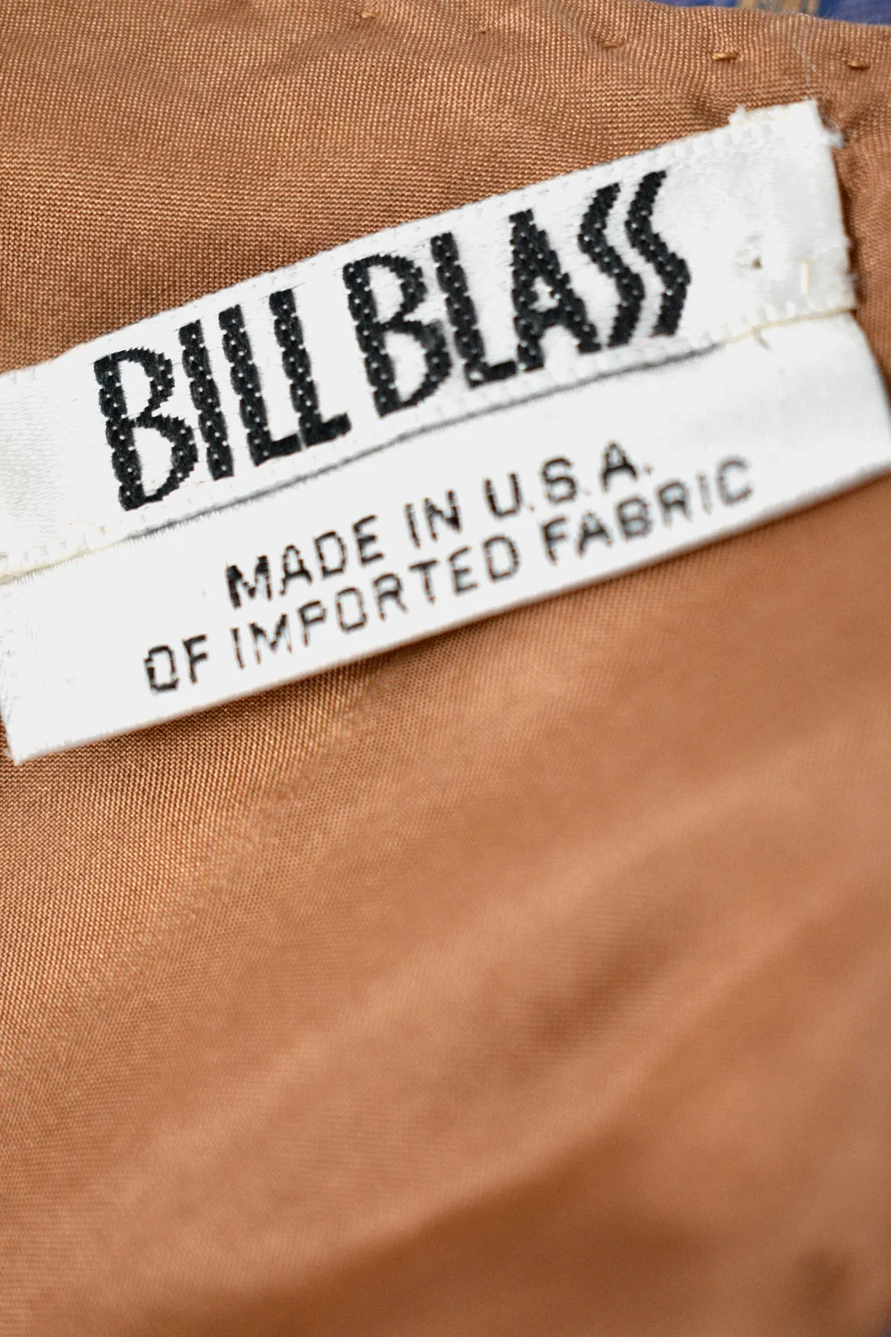 Vintage Bill Blass Sleeveless Cut Out Back and Front