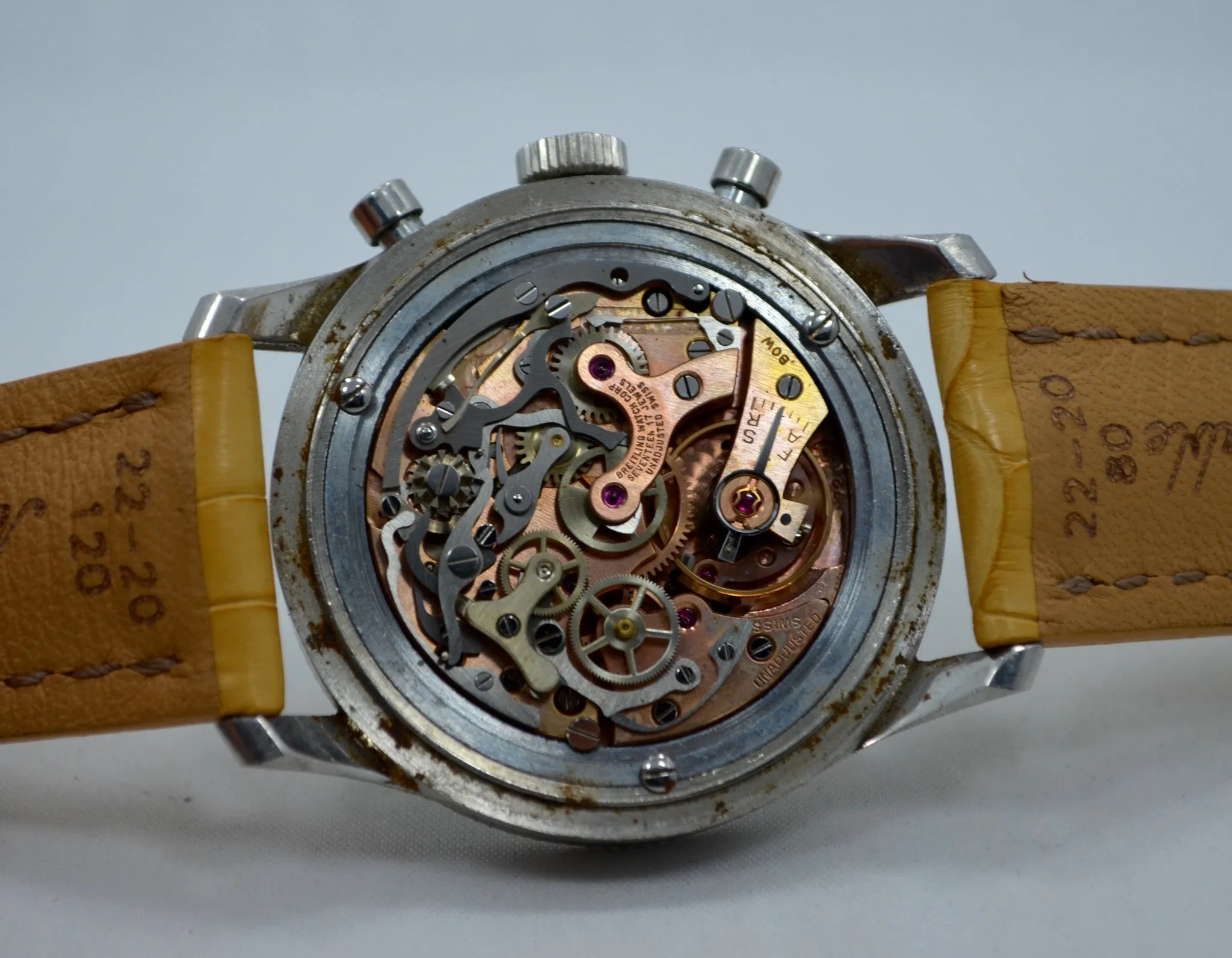 Vintage Breitling Navitimer AOPA Valjoux 72 Steel Chronograph Pre 806 Wristwatch