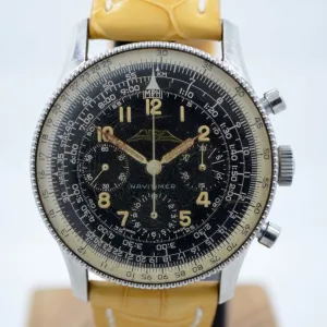 Vintage Breitling Navitimer AOPA Valjoux 72 Steel Chronograph Pre 806 Wristwatch
