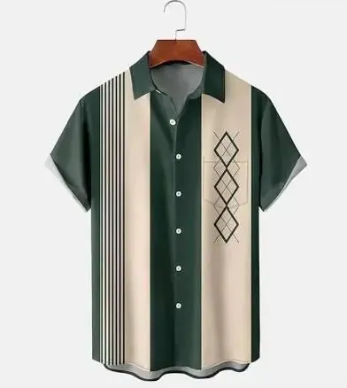 Vintage Casual Men's Shirt