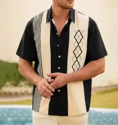 Vintage Casual Men's Shirt