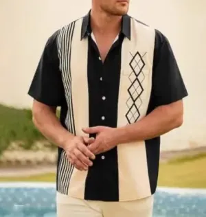 Vintage Casual Men's Shirt