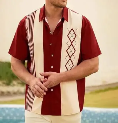 Vintage Casual Men's Shirt