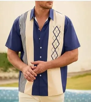 Vintage Casual Men's Shirt