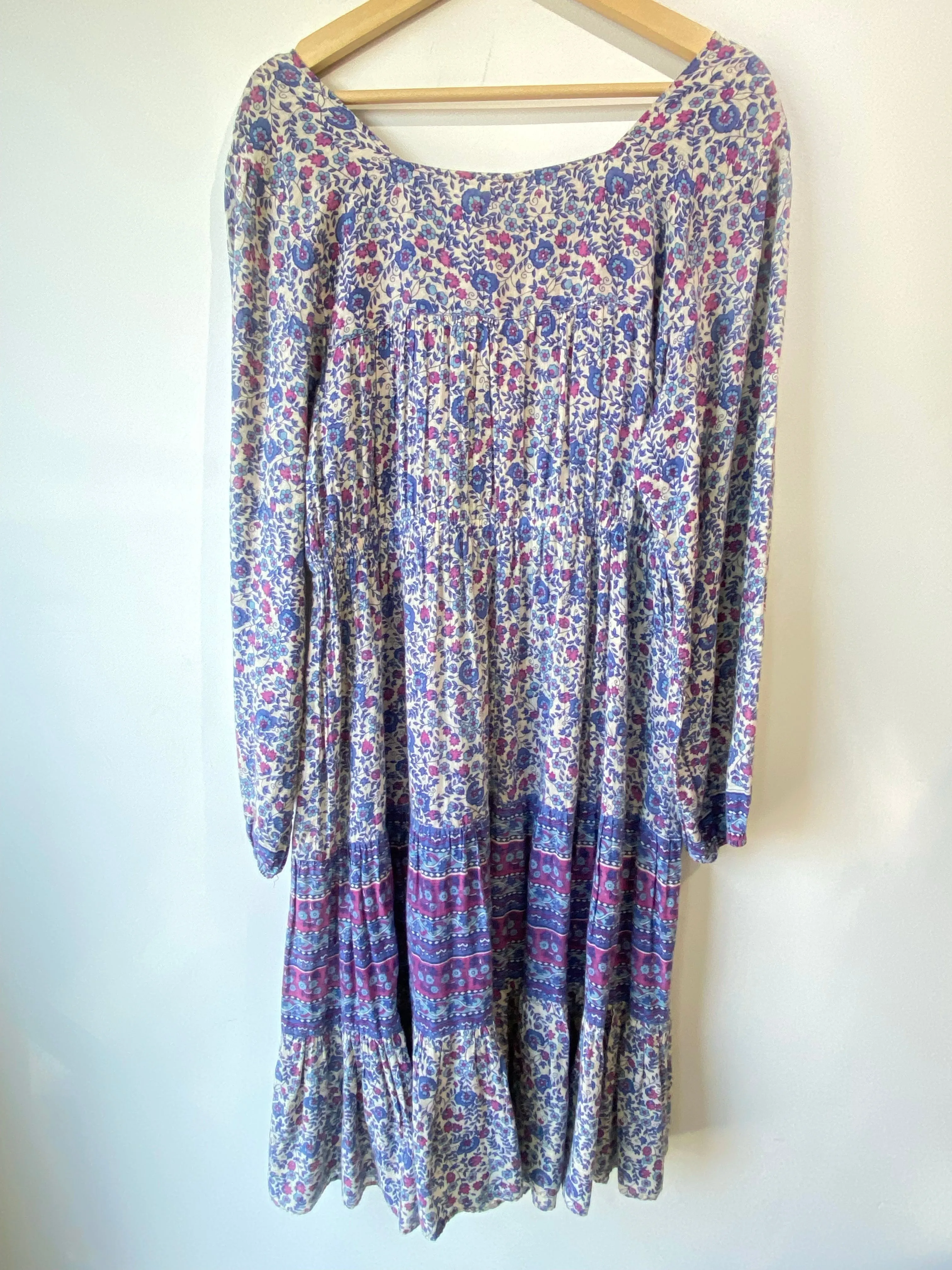 Vintage Chambell Indian Block Print Dress