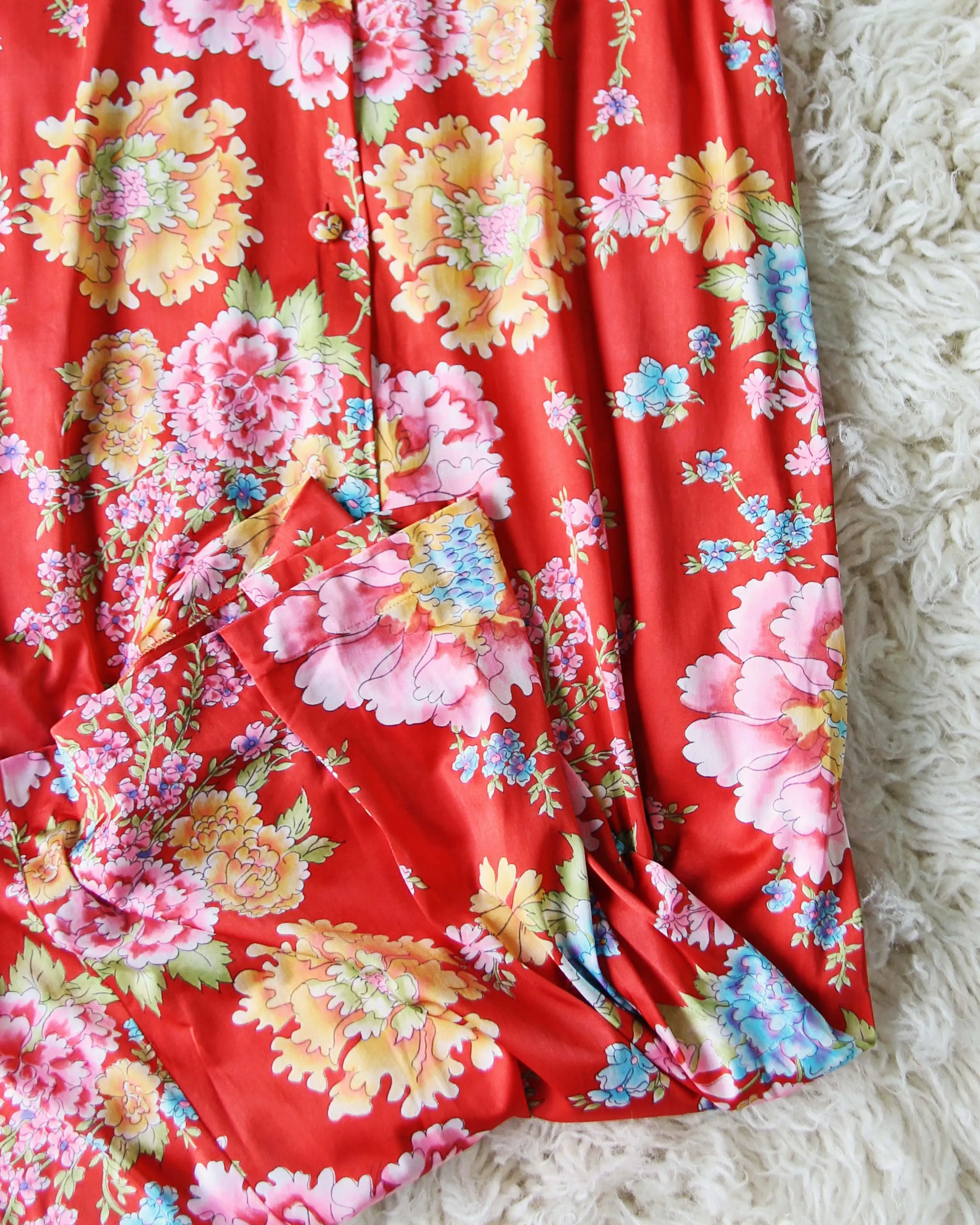 Vintage Chrysanthemum Dress Set
