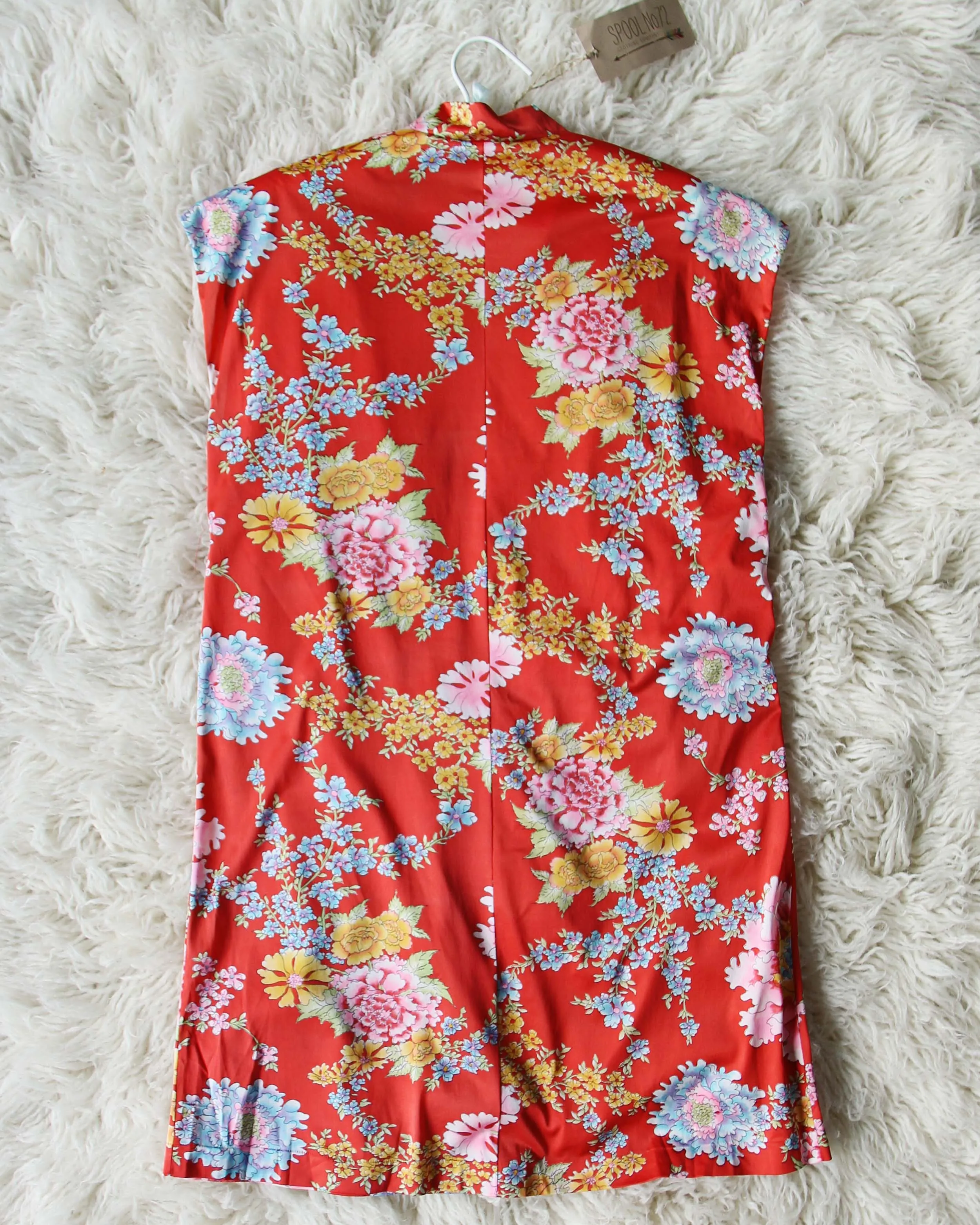 Vintage Chrysanthemum Dress Set
