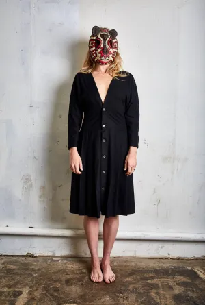 Vintage Comme des Garçons Tricot Black Dress c. 1980s