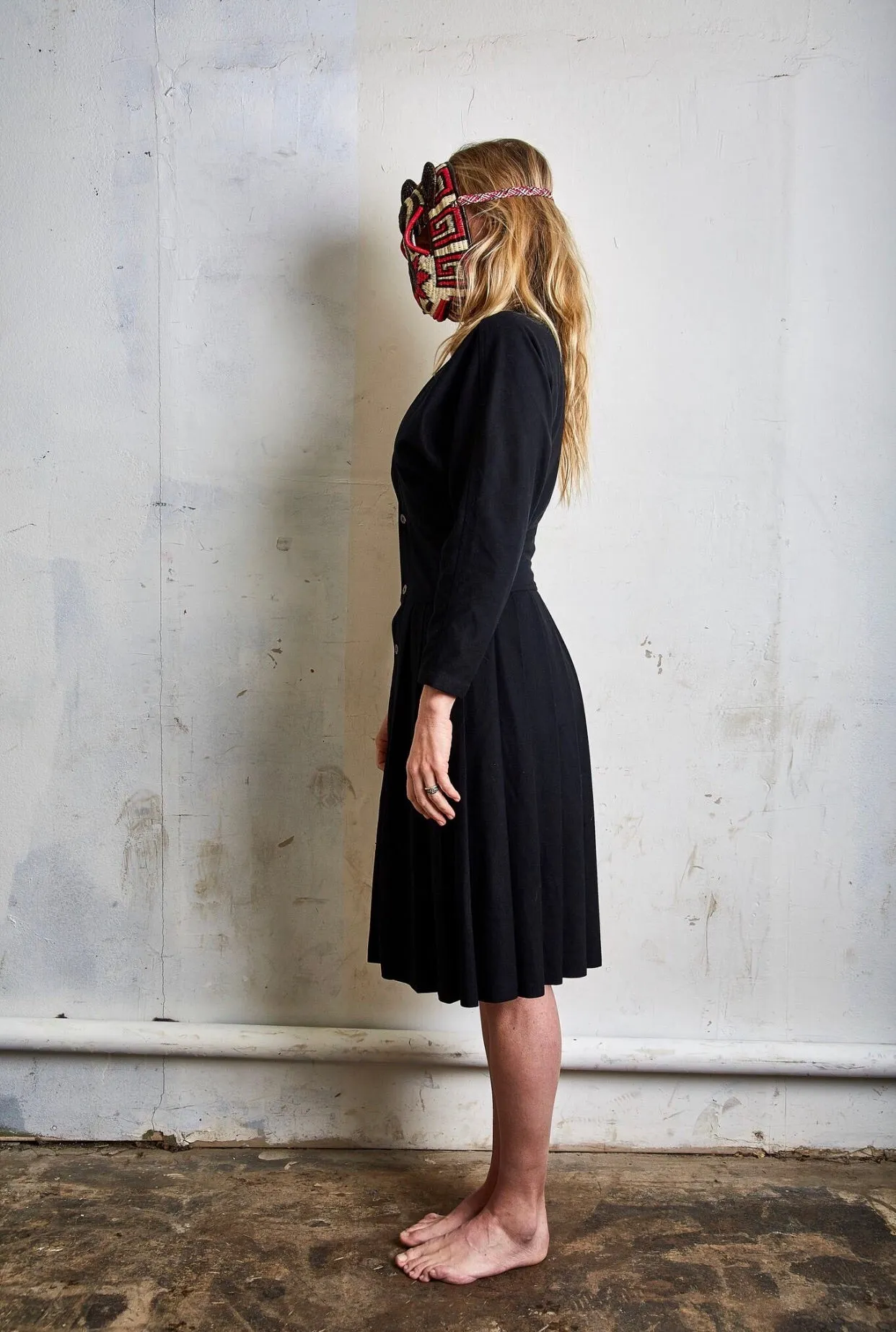 Vintage Comme des Garçons Tricot Black Dress c. 1980s