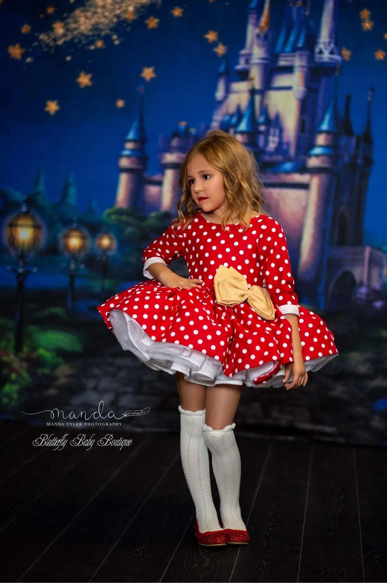 Vintage Couture~ Insanely Poofy Love Dots