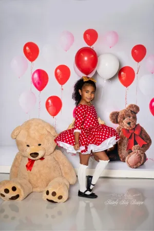 Vintage Couture~ Insanely Poofy Love Dots