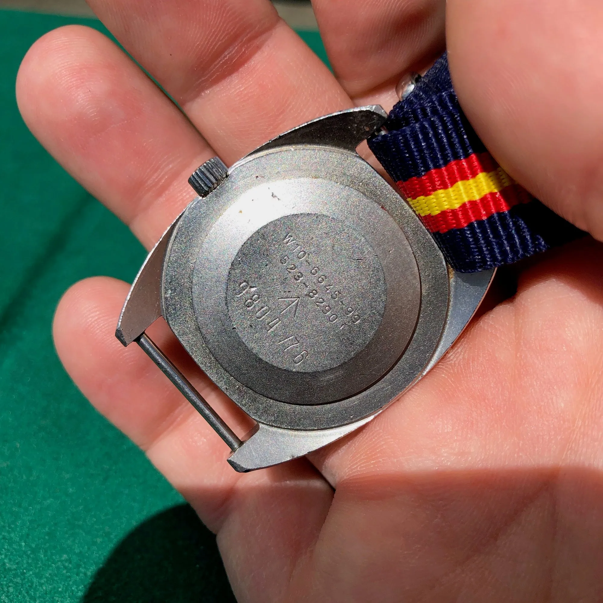 Vintage CWC W10 Military Steel Manual Wind Wristwatch Circa 1976