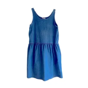 Vintage Denim Cottagecore Dress Jumper MIDI size Large XL