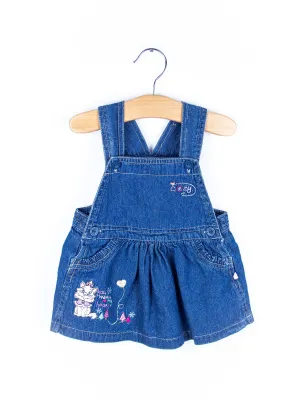 Vintage Disney Denim Aristocats Dress - Age 3 months