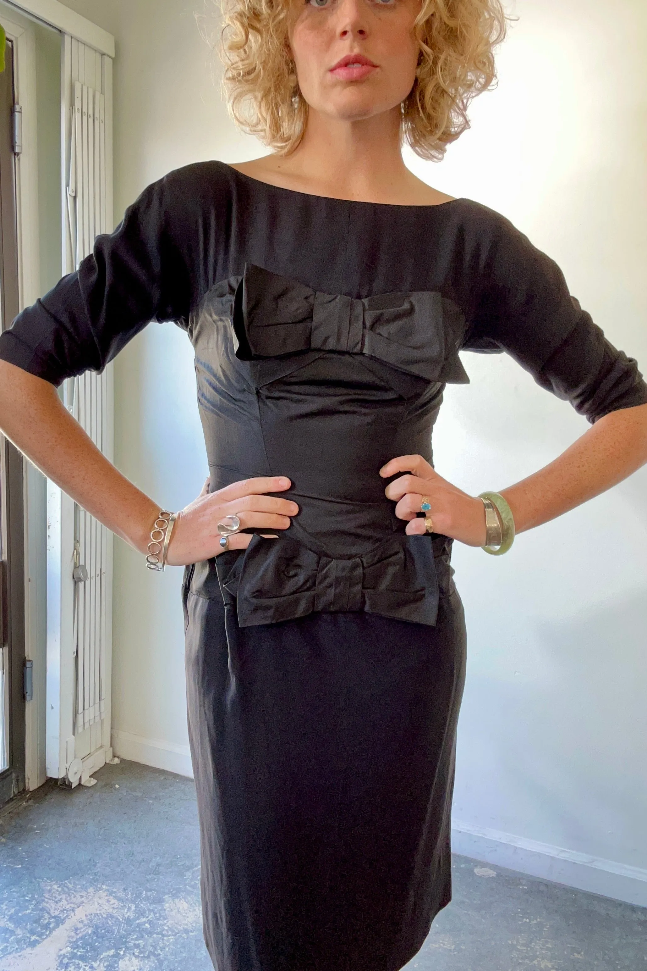 Vintage Double Bow Dress
