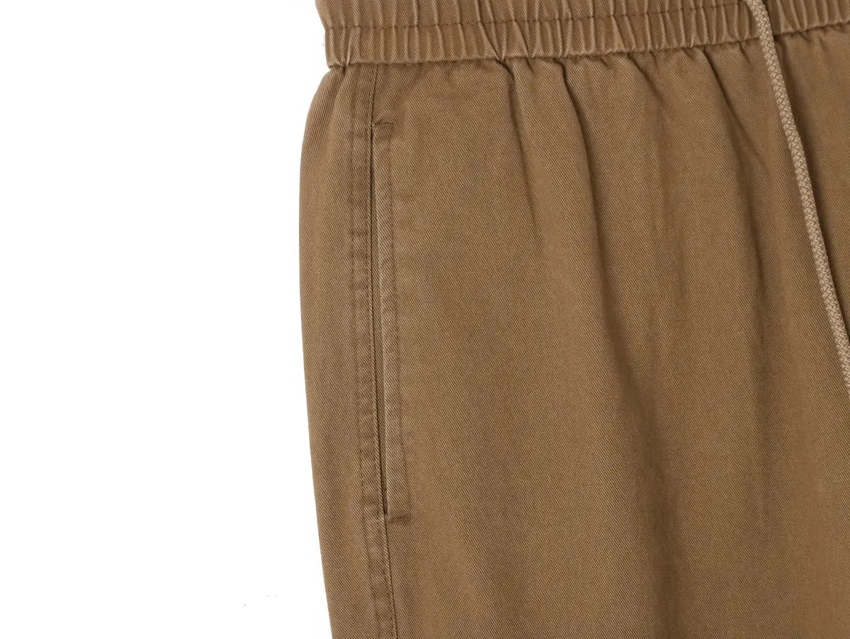 Vintage Drawstring Elastic Waist Printed Men's Casual Pants