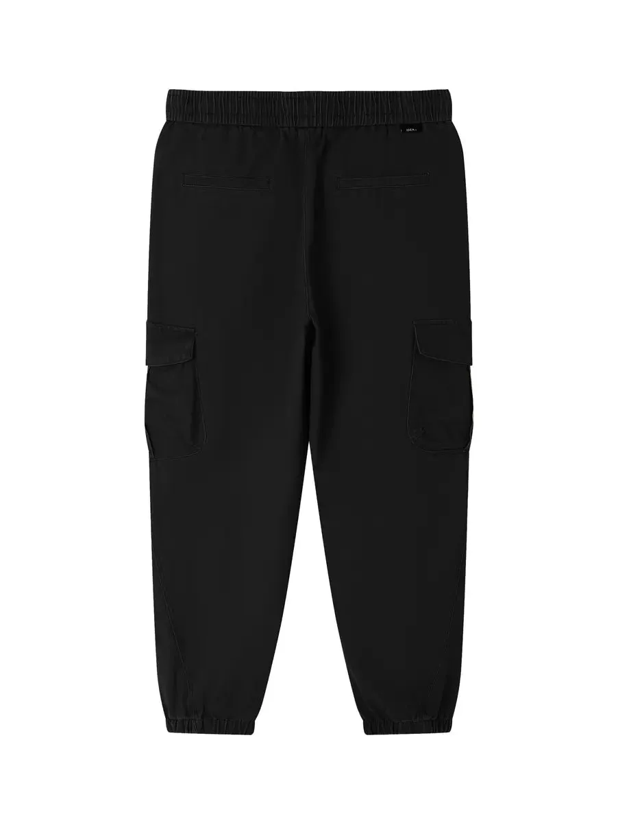 Vintage Drawstring Elastic Waist Printed Men's Casual Pants