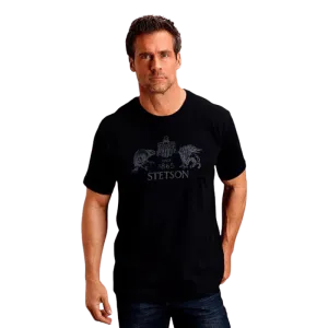 Vintage Eagle Black Graphic Tee by Stetson