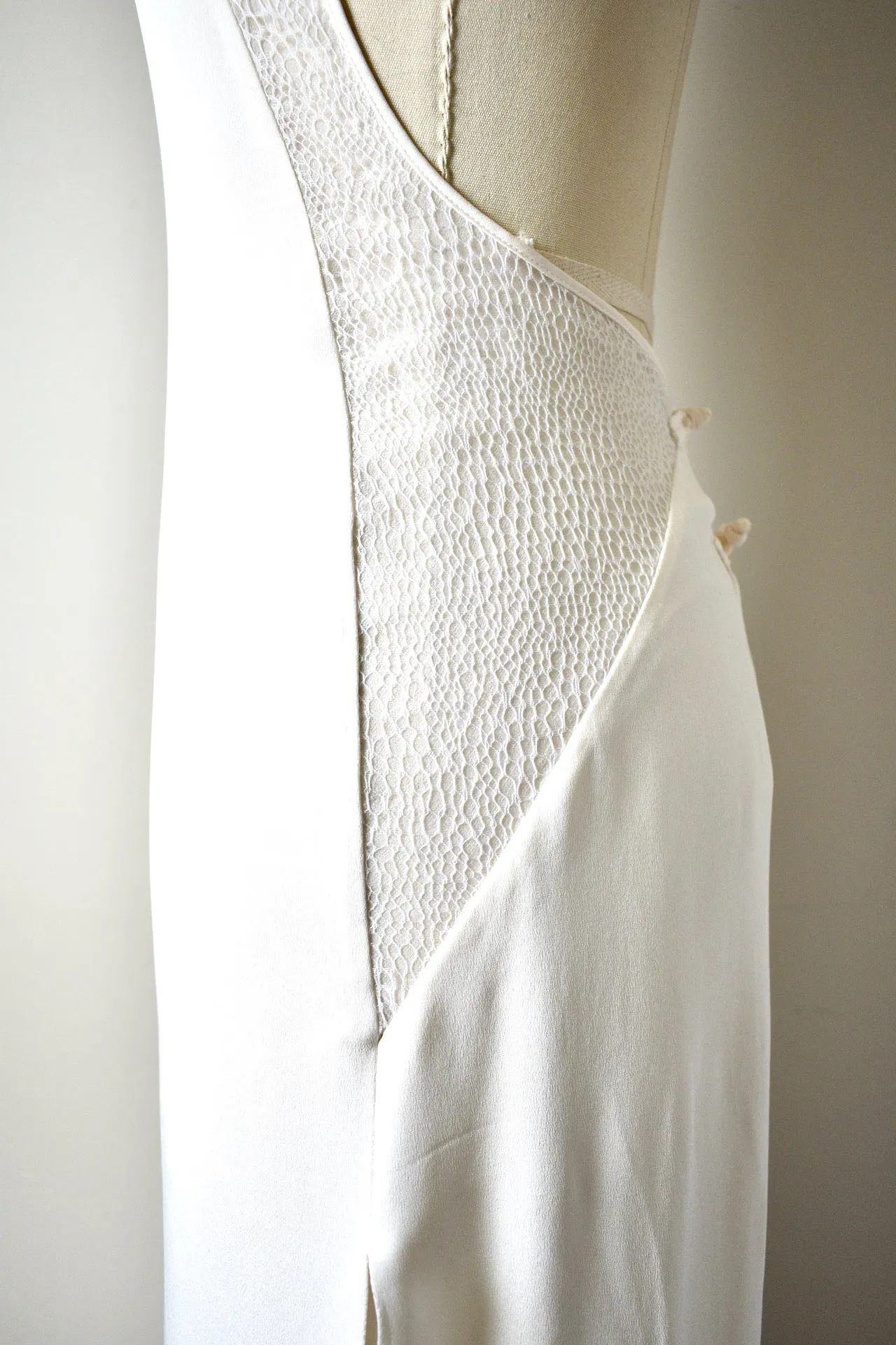 Vintage Emilio Pucci Long Cream Halter Dress